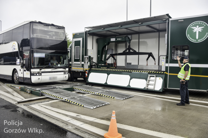 12/12 Kontrole autobusów na S3 koło Gorzowa