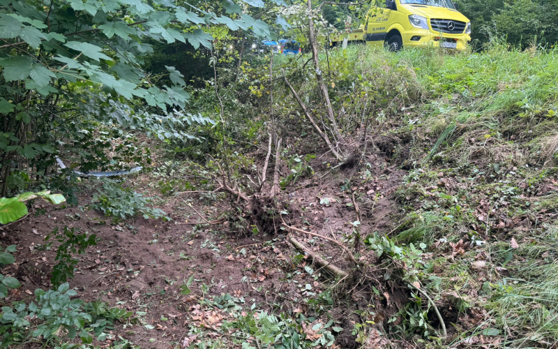 5/6 Dachowanie opla na drodze z Kłodawy do Barlinka