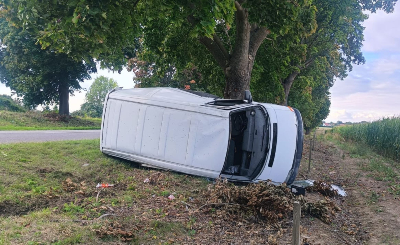 2/5 Dachowanie busa na D130 koło Wysokiej