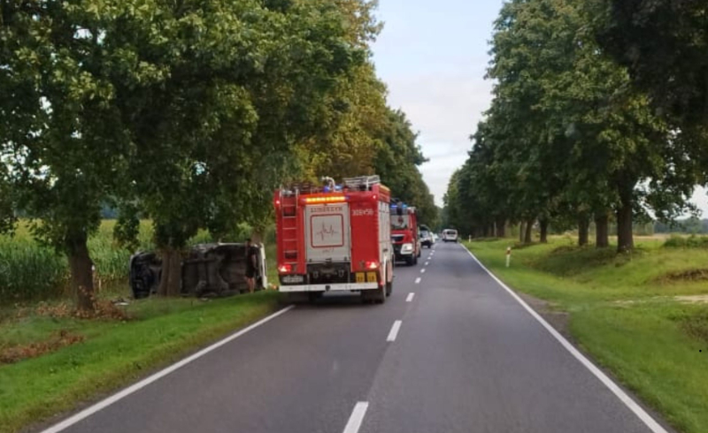 5/5 Dachowanie busa na D130 koło Wysokiej