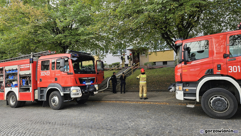 2/5 Pożar w bloku przy Matejki