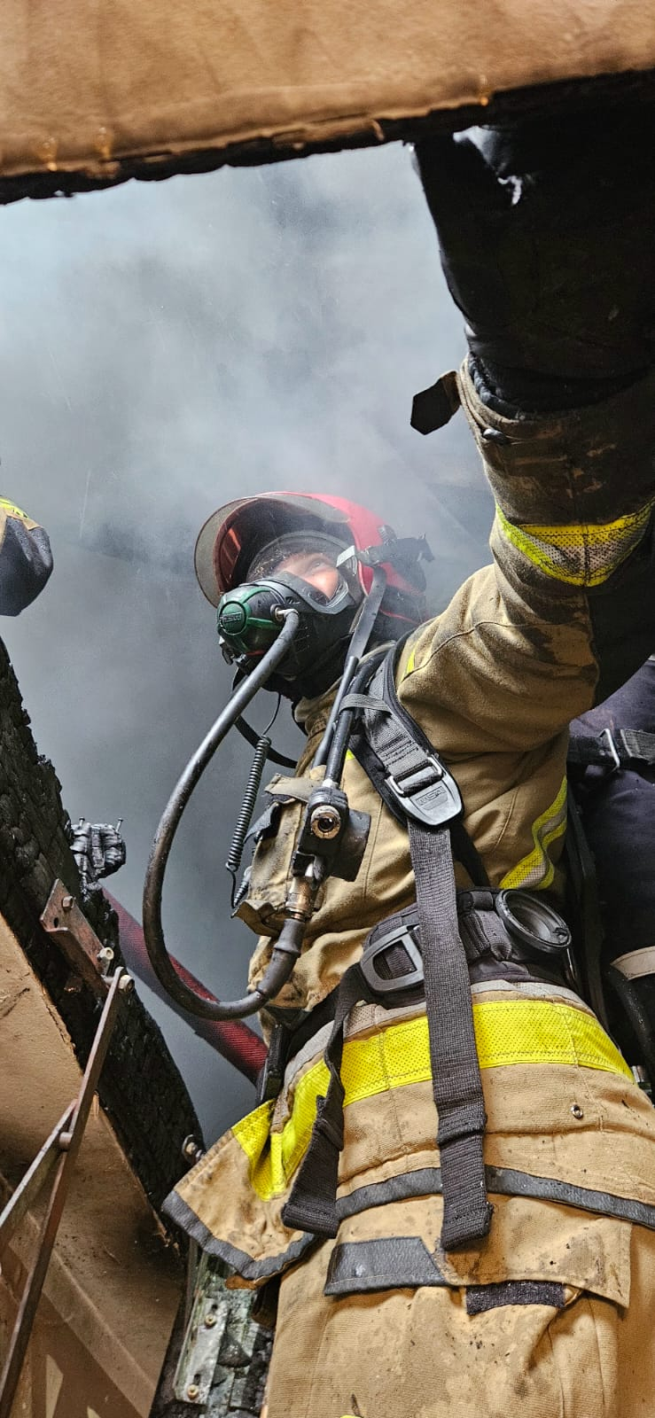 6/6 Pożar domu przy ul. Siedlickiej w Gorzowie