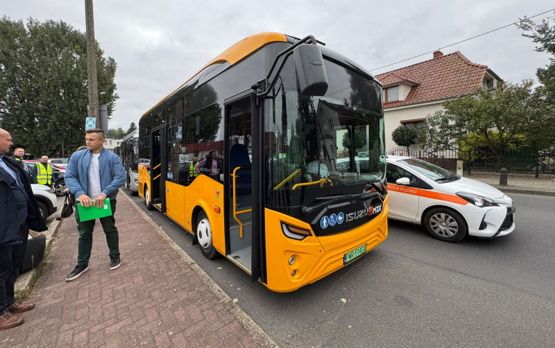 8/9 Przejazd testowy minibusów w Gorzowie