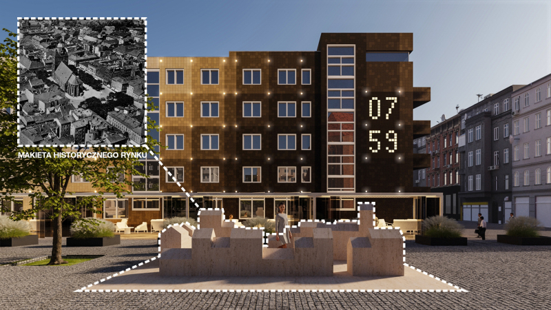 1/6 Nowe wizualizacje Starego Rynku w Gorzowie 