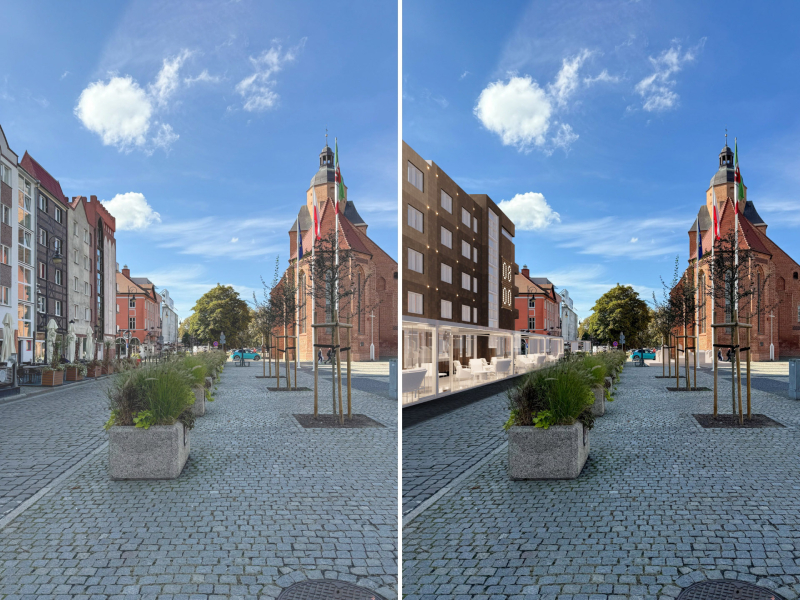 4/6 Nowe wizualizacje Starego Rynku w Gorzowie 