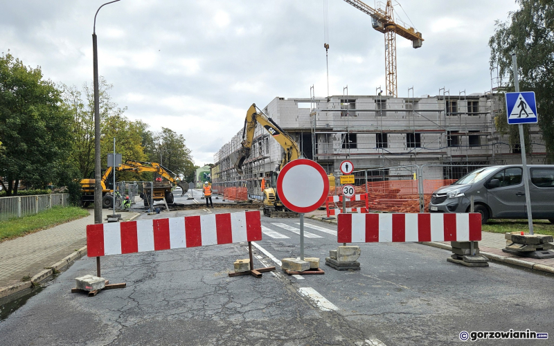 1/5 Zamknięty przejazd przez ul. Przemysłową