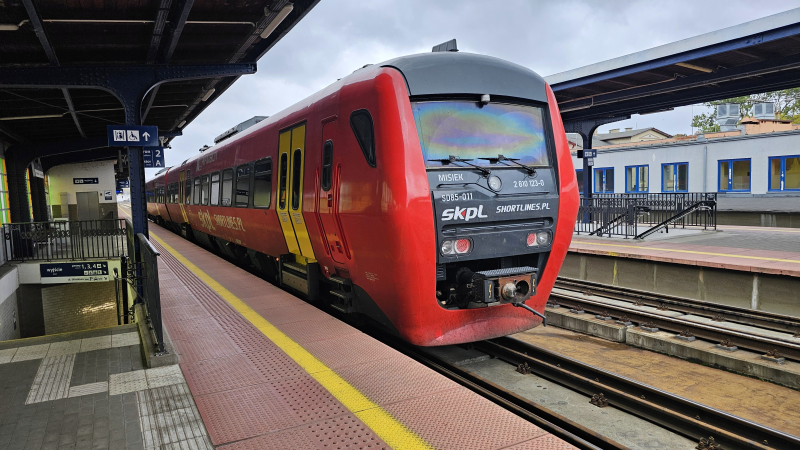 2/6 Pociąg SD85 testuje trasę Gorzów – Poznań