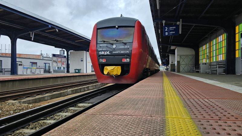 3/6 Pociąg SD85 testuje trasę Gorzów – Poznań