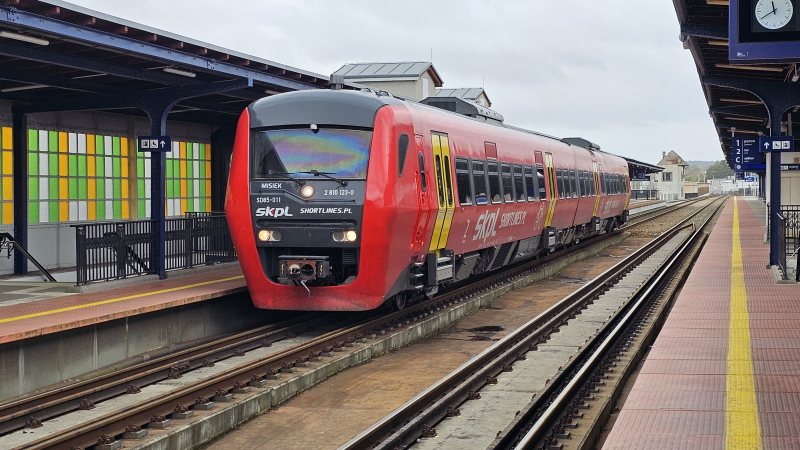 4/6 Pociąg SD85 testuje trasę Gorzów – Poznań