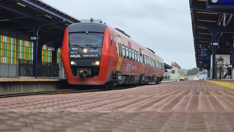 5/6 Pociąg SD85 testuje trasę Gorzów – Poznań