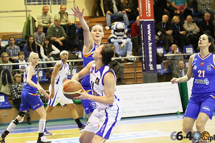 14/32 KSSSE AZS PWSZ Gorzów - INEA AZS Poznań 76:54