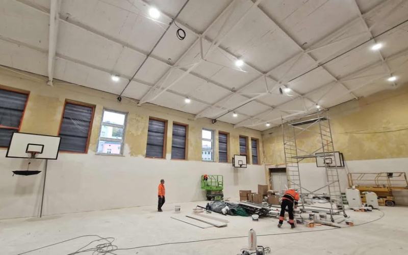 2/7 Remont sali gimnastycznej w  Zespole Szkół Elektrycznych w Gorzowie