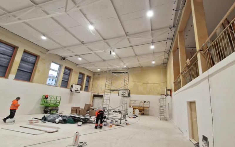 4/7 Remont sali gimnastycznej w  Zespole Szkół Elektrycznych w Gorzowie