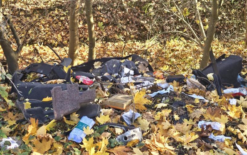 1/4 Dzikie wysypisko śmieci przy ul. Żniwnej