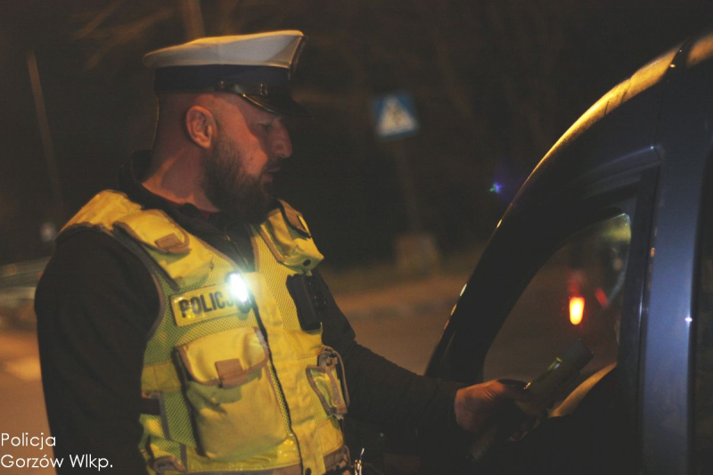 3/9 Wieczorne kontrole trzeźwości w Gorzowie i okolicach