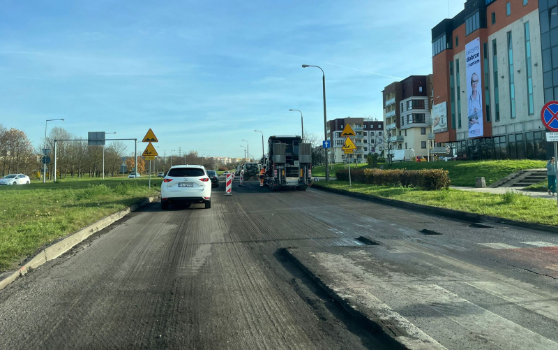 3/6 Frezowanie asfaltu na Górczyńskiej