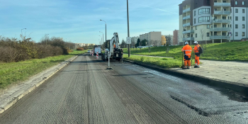 Frezowanie asfaltu na Górczyńskiej