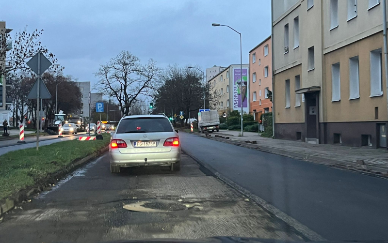 2/6 Prace przy remoncie ul. Myśliborskiej