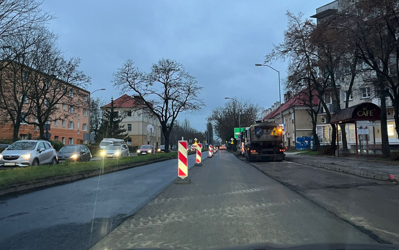5/6 Prace przy remoncie ul. Myśliborskiej