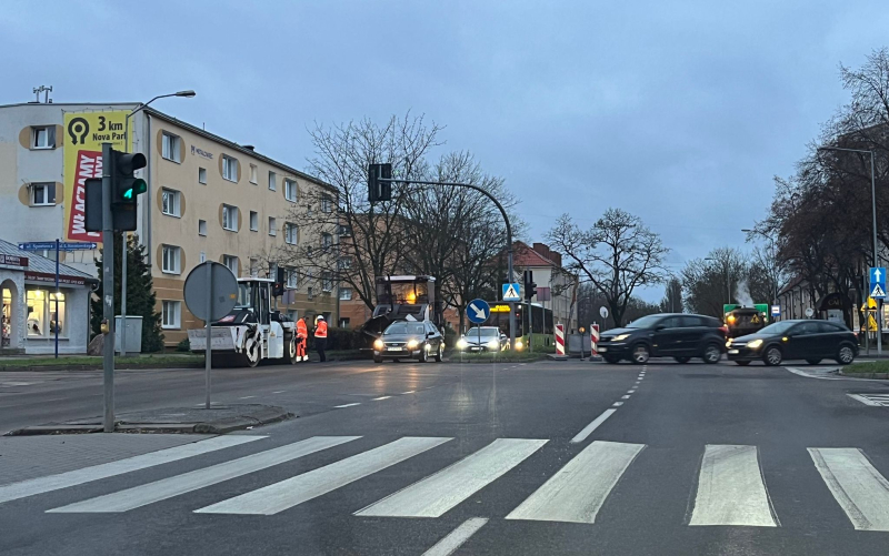 6/6 Prace przy remoncie ul. Myśliborskiej