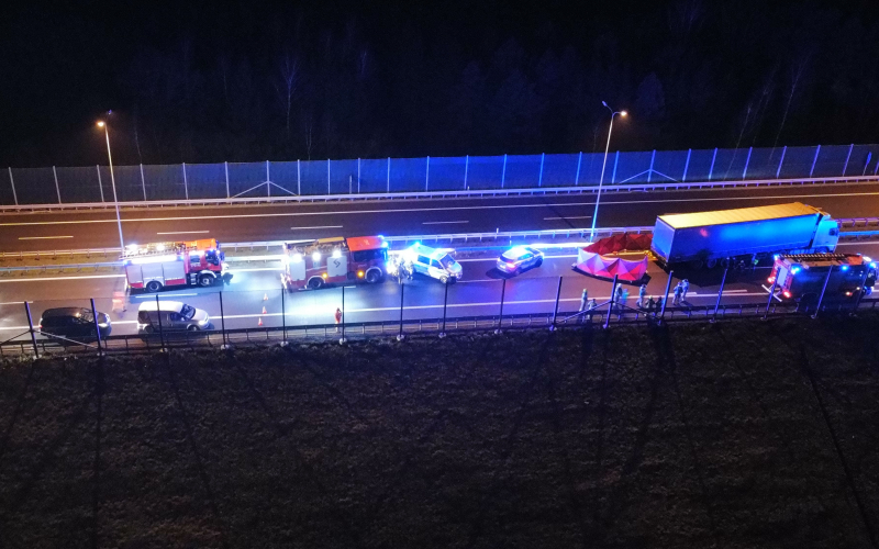 1/7 Śmiertelny wypadek na S3 koło Skwierzyny