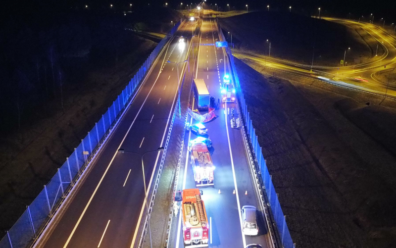 3/7 Śmiertelny wypadek na S3 koło Skwierzyny