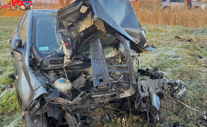 1/5 Zderzenie fiata i szynobusu w Witnicy