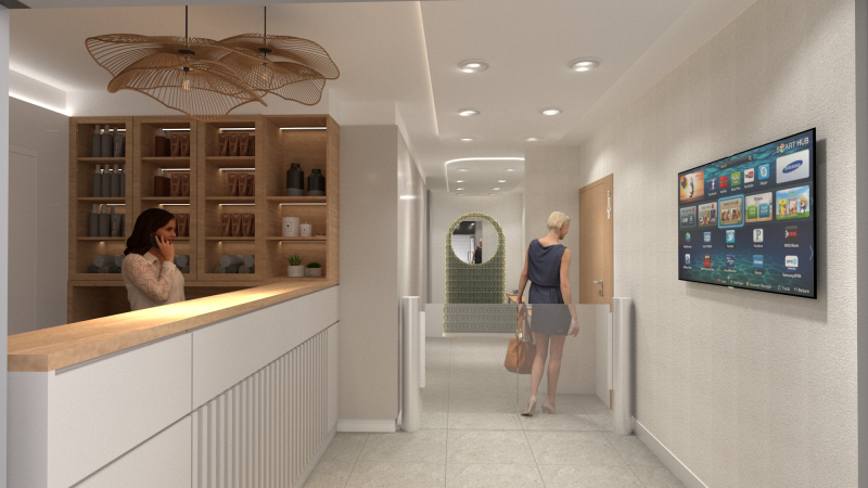 1/17 Wizualizacje strefy odnowy biologicznej w Słowiance