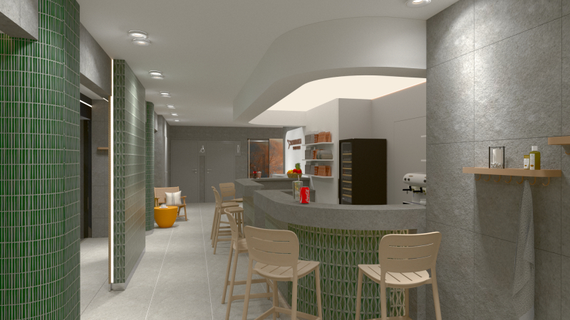 7/17 Wizualizacje strefy odnowy biologicznej w Słowiance