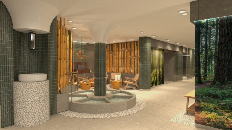 13/17 Wizualizacje strefy odnowy biologicznej w Słowiance