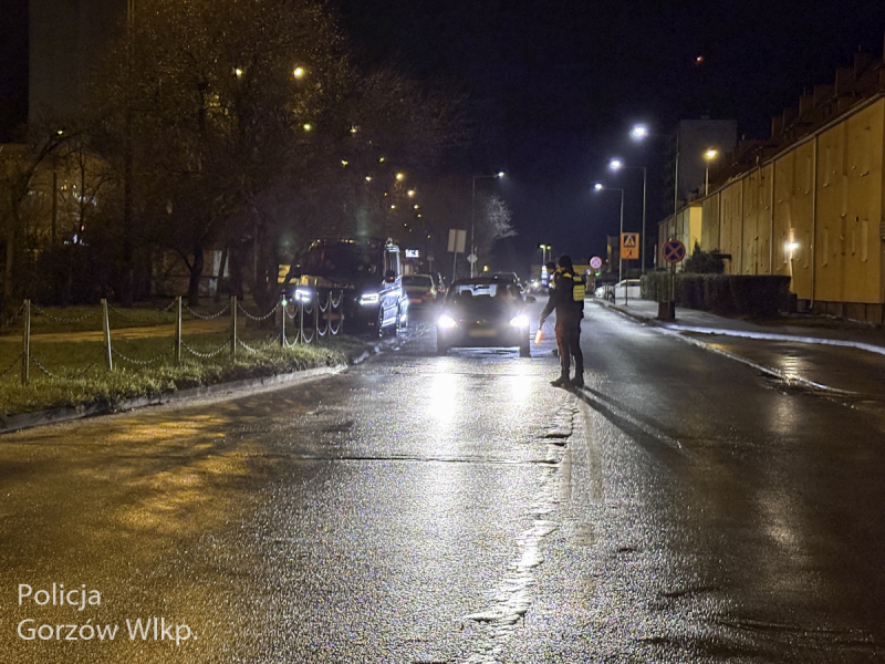 4/6 Poranne kontrole trzeźwości na os. Staszica w Gorzowie