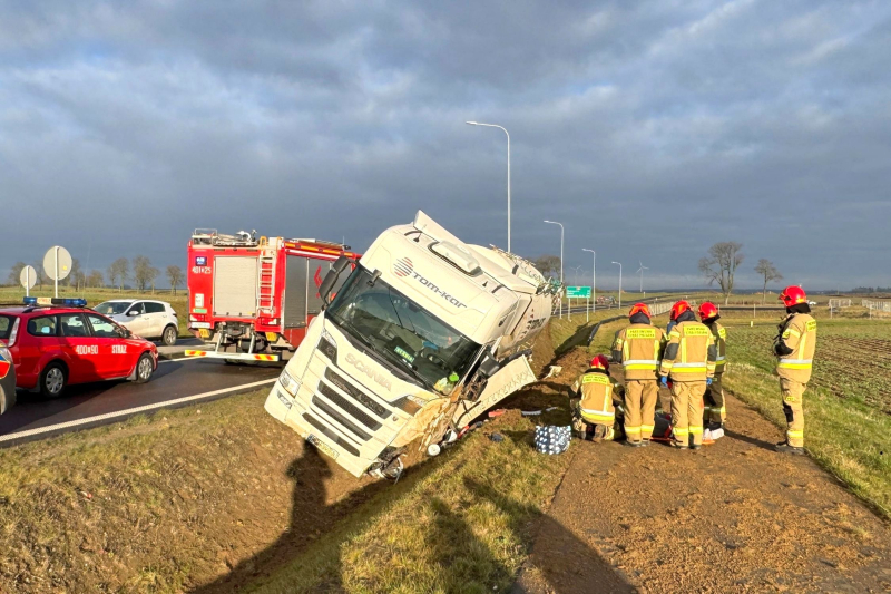 2/5 Wypadek na obwodnicy Strzelec Krajeńskich