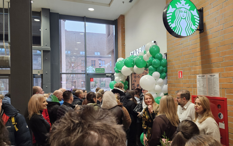 4/7 Otwarcie Starbucksa w Gorzowie