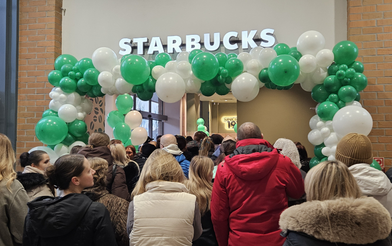 6/7 Otwarcie Starbucksa w Gorzowie