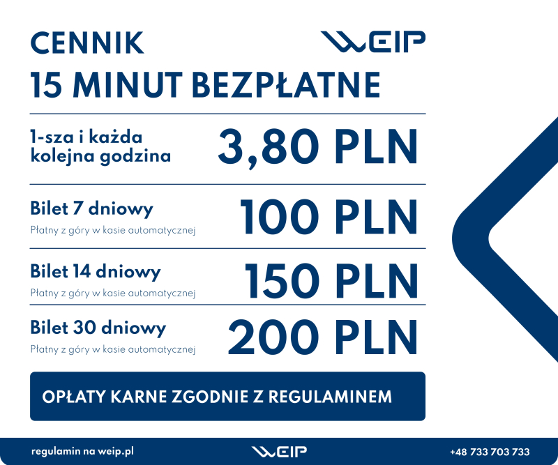 1/5 Płatne parkowanie przy szpitalu w Gorzowie