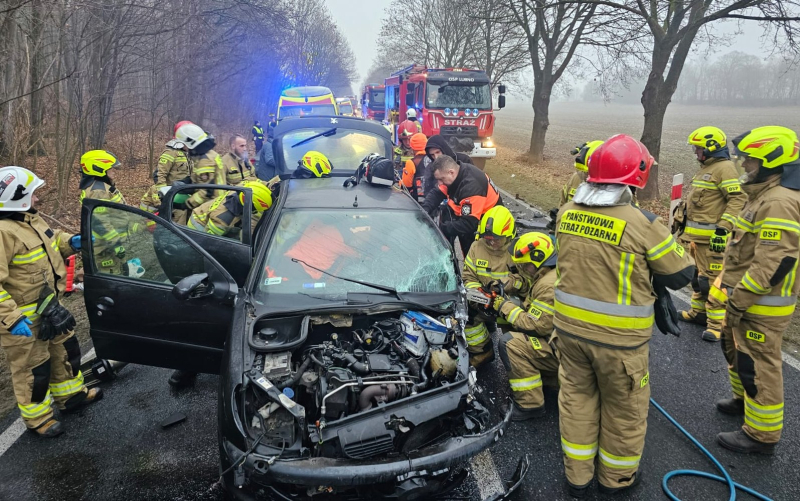 5/5 Wypadek w Wysokiej pod Gorzowem. Kilka osób rannych