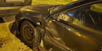 Rozbite samochody na rondzie Górczyńskim