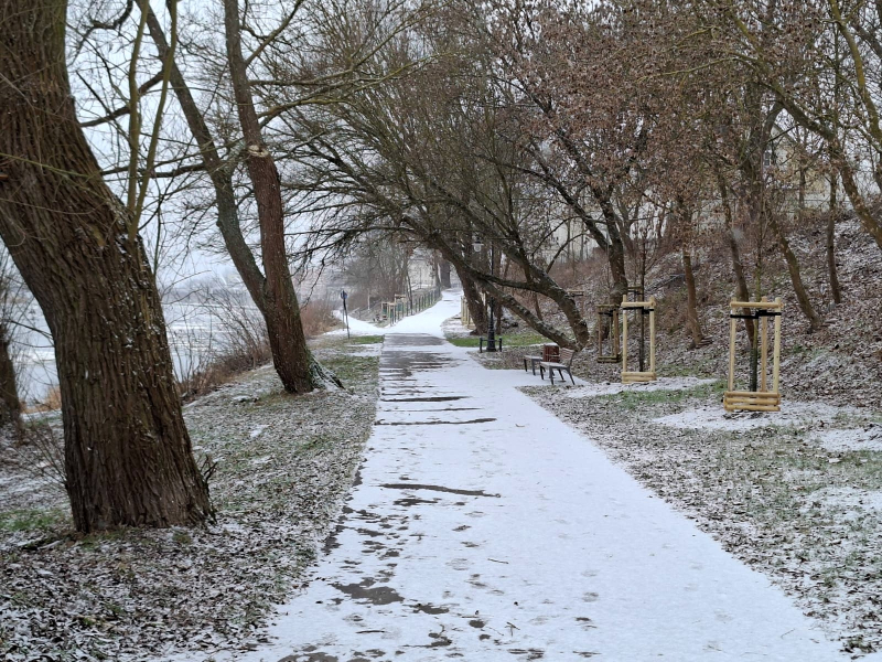 6/7 Zima nad Wartą. Śryż pojawił się na rzece w Gorzowie