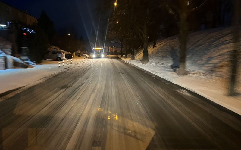 3/6 Nocne opady śniegu w Gorzowie