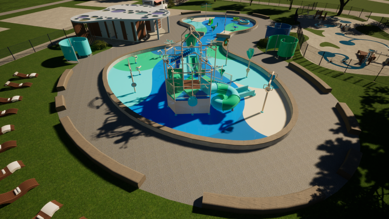 2/5 Koncepcja wodnego placu zabaw w parku Górczyńskim