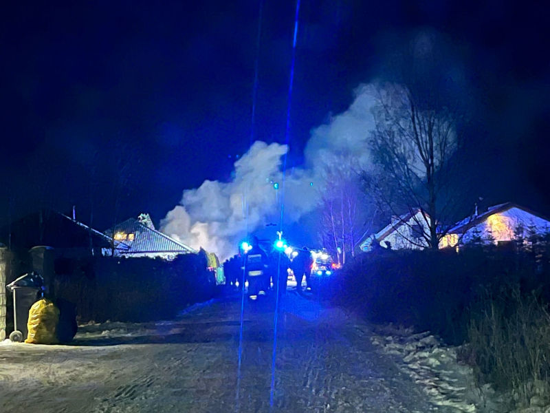 5/7 Pożar pod Gorzowem. Dom stanął w płomieniach