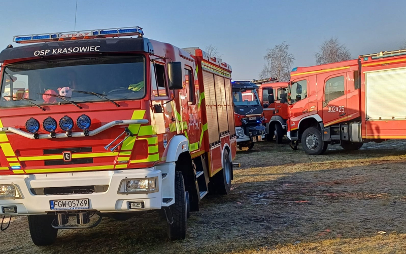 4/7 Pożar wagonu mieszkalnego w Dzierżowie