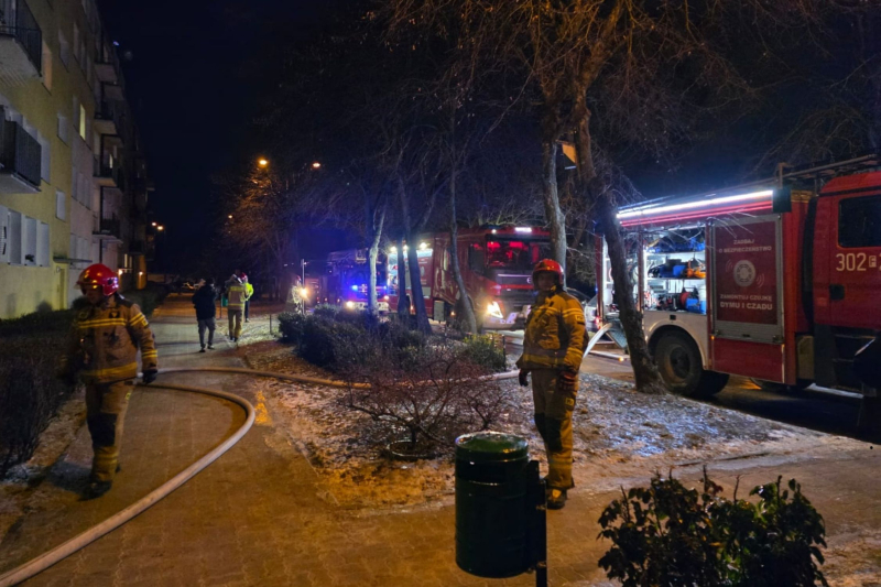 7/8 Tragiczny pożar mieszkania przy ul. Widok