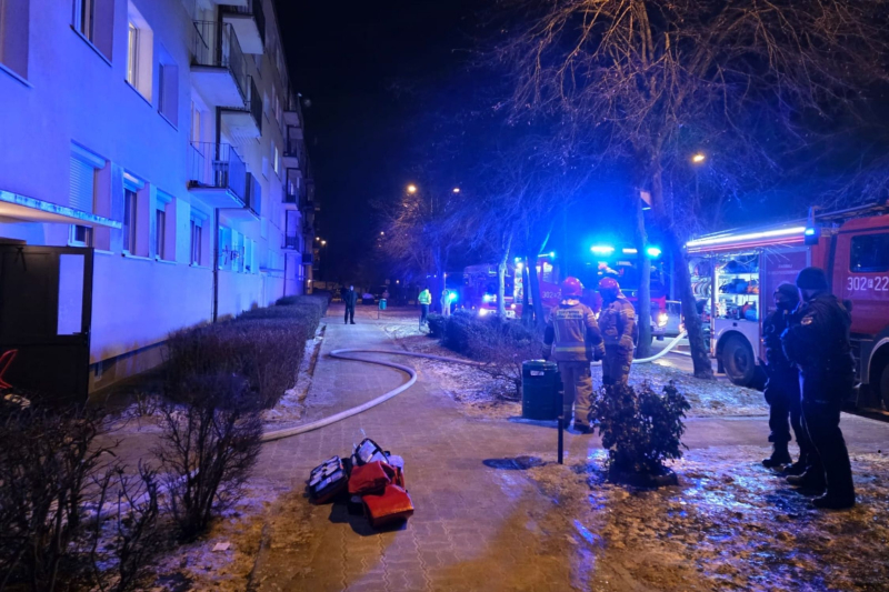 8/8 Tragiczny pożar mieszkania przy ul. Widok