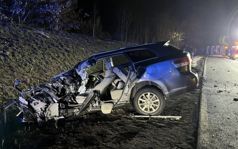 10/10 Wypadek na DK22 pod Gorzowem. Czołówka Toyoty i ciężarówki