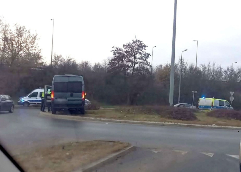 2/4 Policyjny pościg za kierowcą busa w Gorzowie