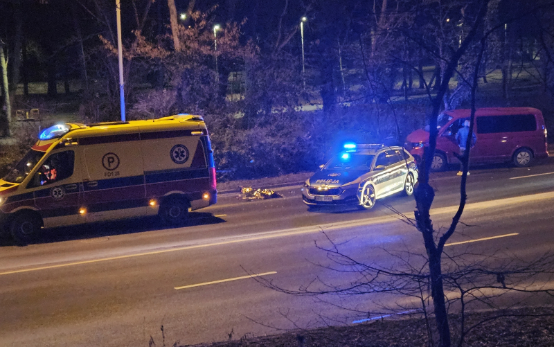 1/5 Śmiertelne potrącenie kobiety przy ul. Słowiańskiej