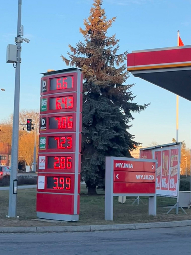 2/4 Podwyżka cen na stacjach paliw w Gorzowie