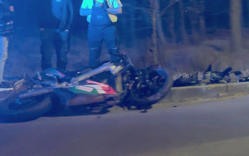 1/5 Zderzenie Skody i motocyklisty na Szczecińskiej