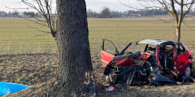 Śmiertelny wypadek na DK22. Nie żyje kierowca forda